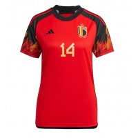 Belgien Dries Mertens #14 Hemmatröja Kvinnor VM 2022 Korta ärmar